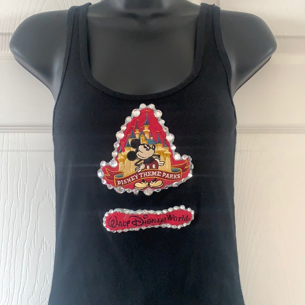 Disney Theme Parks Walt Disney World Bejeweled Large Tank Euc